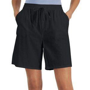 Karen Scott Drawsting Bermuda Shorts